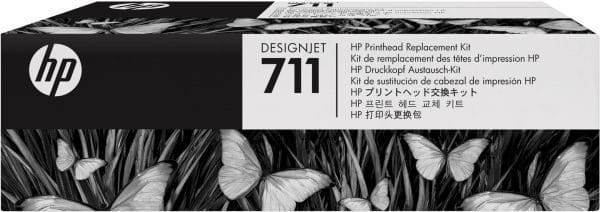 HP 711 C1Q10A głowica z zestawem atramentów CMYK 
