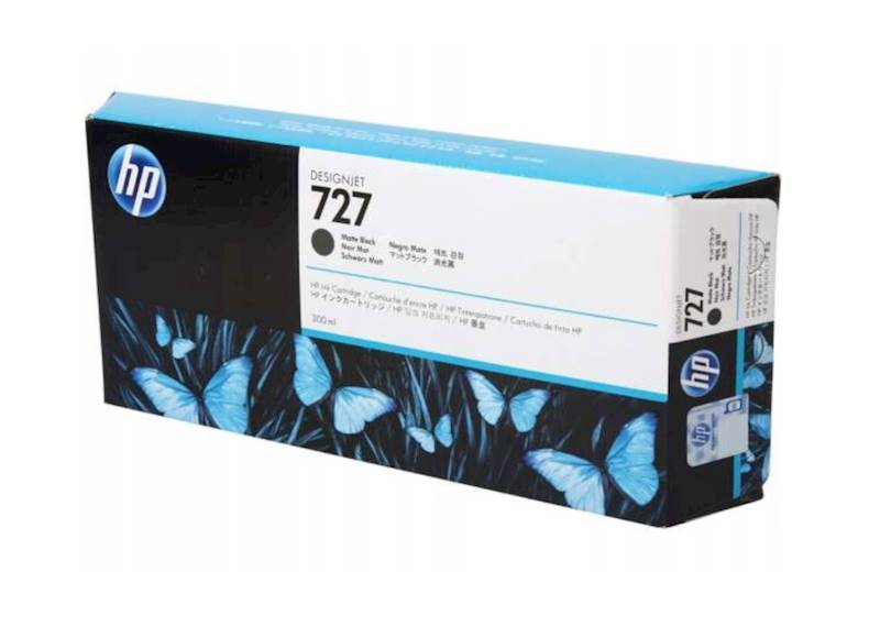 HP 727 Atrament Matte Black 300ml C1Q12A