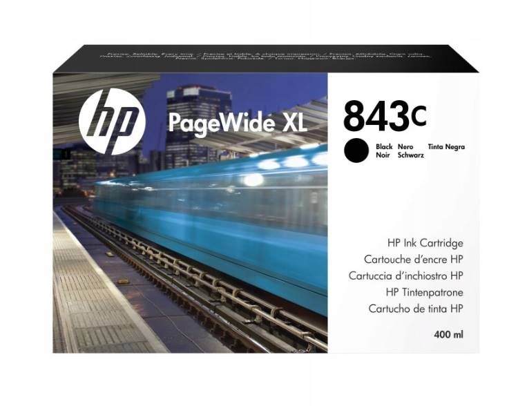 HP 843 PW XL BLACK ink 400ml C1Q65A