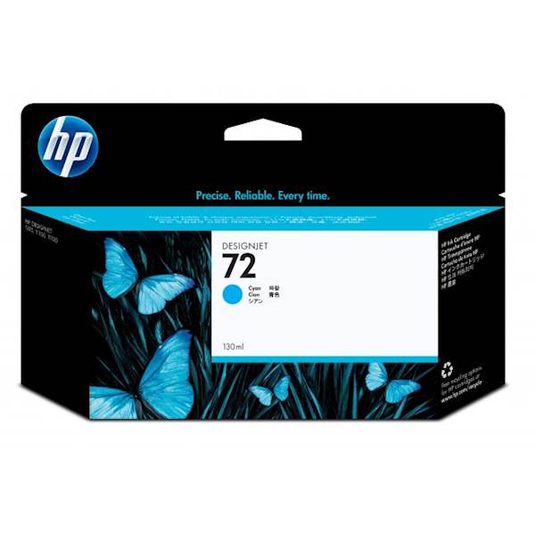 HP 72 Atrament Cyan Ink Cart C9371A 130ml