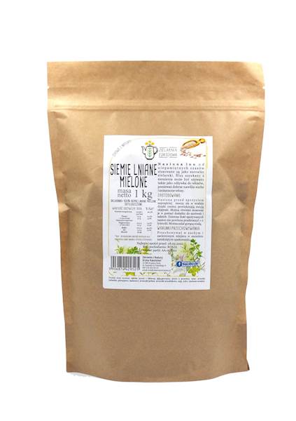 Siemię lniane odtłuszczone 1kg