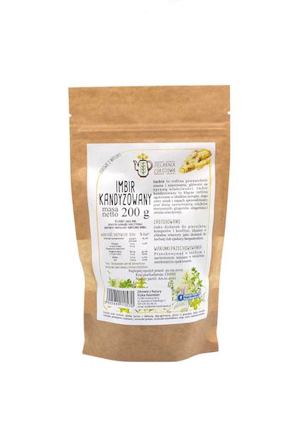 Imbir kandyzowany kostka 200g