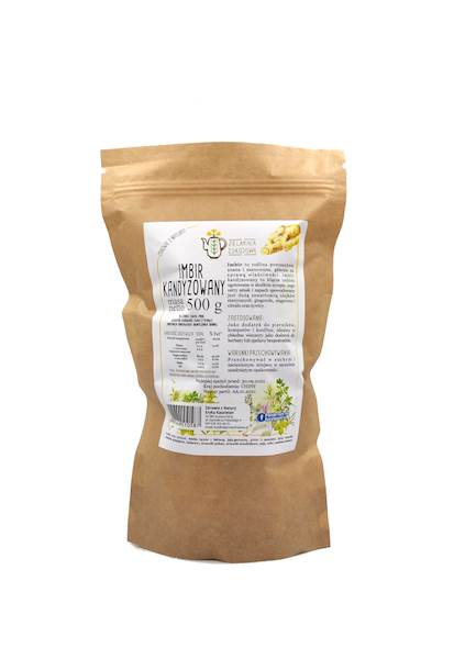 Imbir kandyzowany płatek 500g