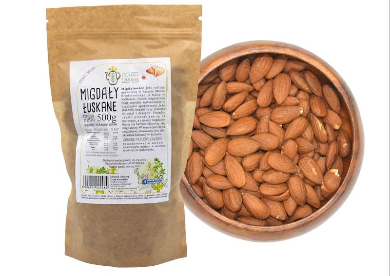 Migdały łuskane 500g