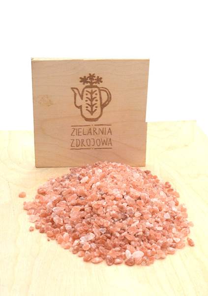 Sól himalajska różowa średnia 1000g