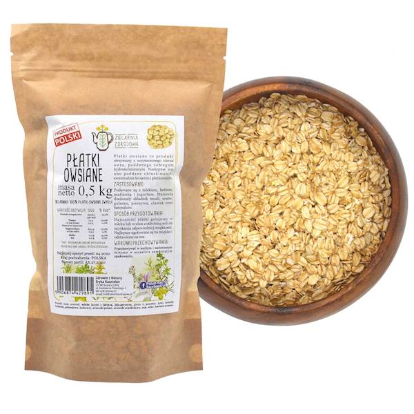 Płatki owsiane zwykle 500g