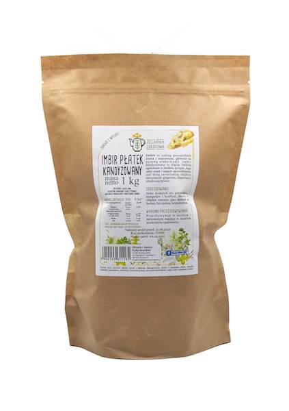 Imbir kandyzowany płatek 1kg