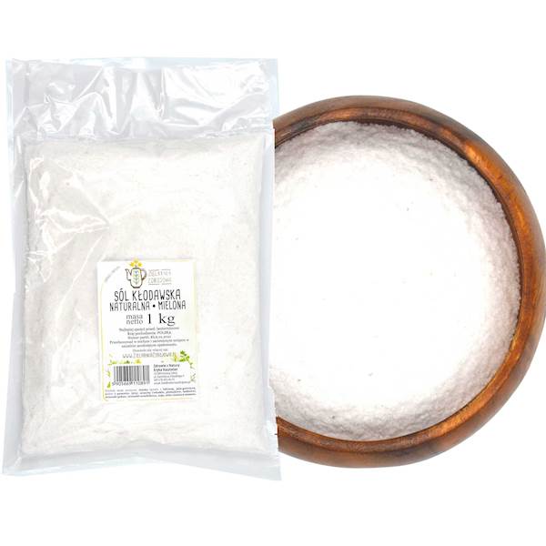 Sól kamienna kłodawska mielona 1kg