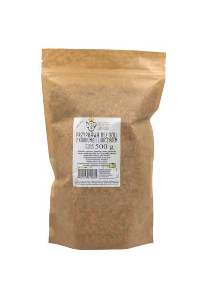 Przyprawa z kurkumą i lubczykiem bez soli 500g