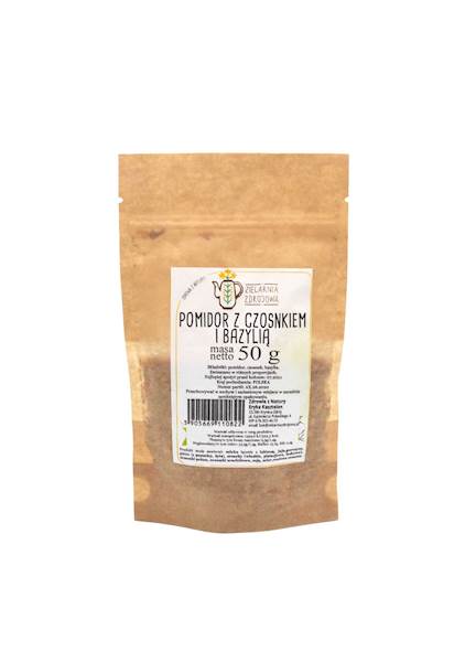 Pomidor z czosnkiem i bazylią 50g