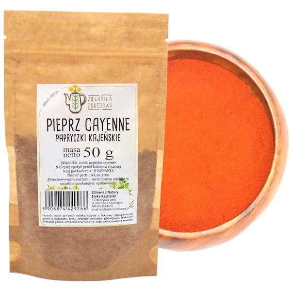 Pieprz cayenne papryka kajeńska 50g