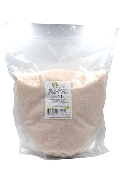 Sól kamienna kłodawska różowa drobna 5kg