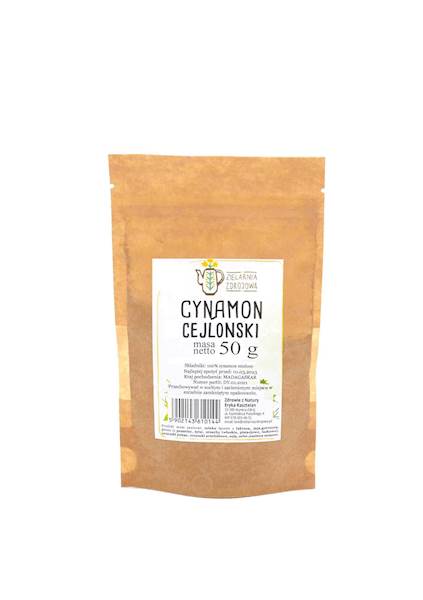 Cynamon Cejloński oryginalny mielony 50g