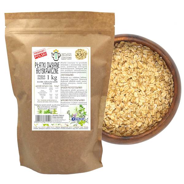 Płatki owsiane błyskawiczne 1kg