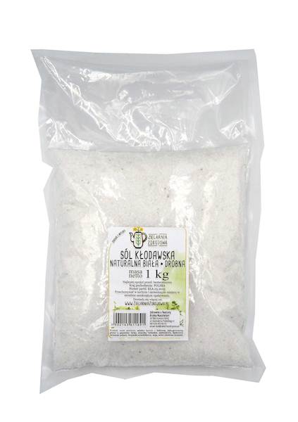 Sól kamienna kłodawska biała drobna 1kg