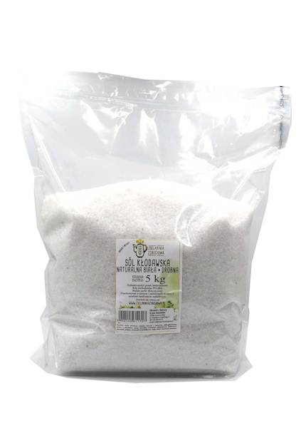 Sól kamienna kłodawska biała drobna 5kg