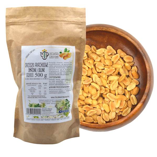Orzeszki arachidowe smażone i solone 500g