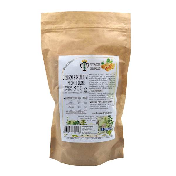 Orzeszki arachidowe smażone i solone 500g