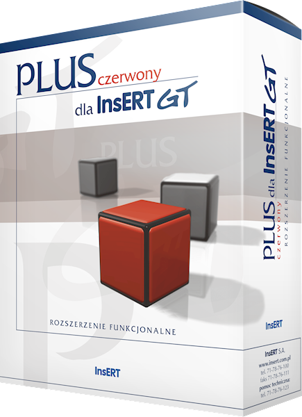 Insert GT czerwony PLUS