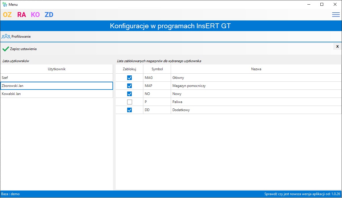 Do GT - dodatek do programów z linii InsERT GT - abonament 12 miesięcy