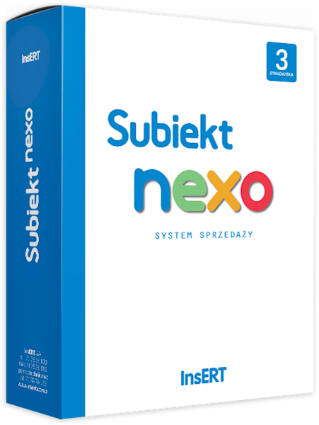 Subiekt nexo - licencja elektroniczna na 3 stanowiska