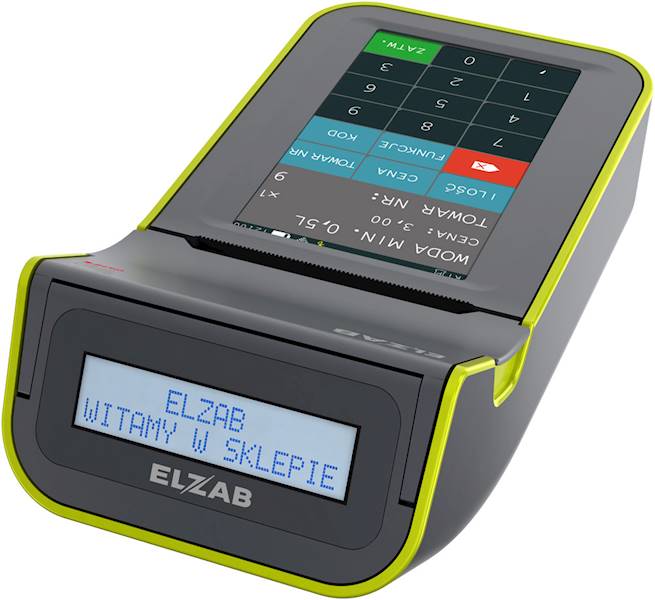 ELZAB KASA ONLINE K10 BT/WIFI popielato-zielona