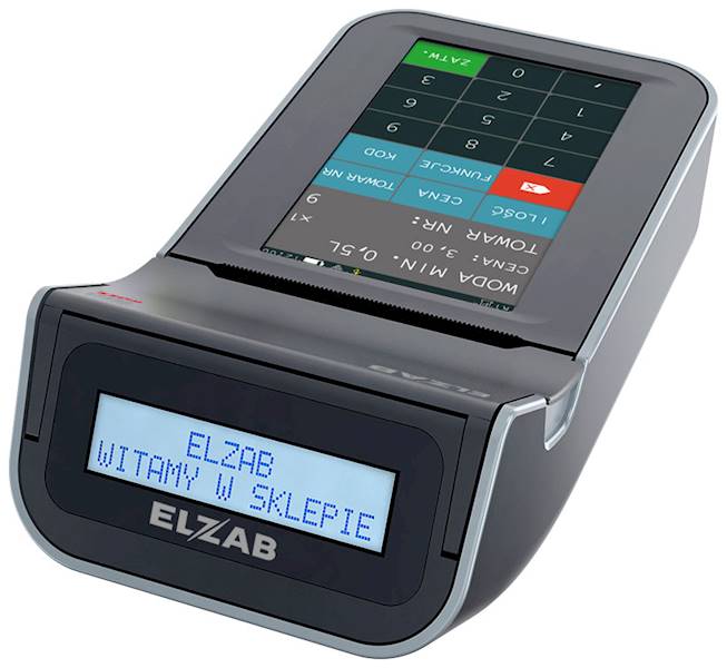 ELZAB KASA ONLINE K10 BT/WIFI popielato-popielata