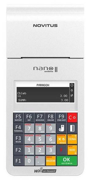 NOVITUS KASA NANO II ONLINE