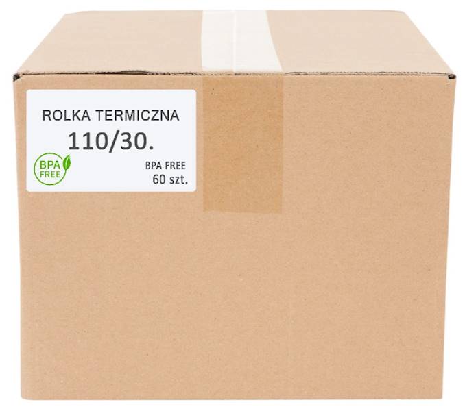 PAPIER ROLKA TERMICZNA 110x30 (1 KARTON 60 SZT.) 