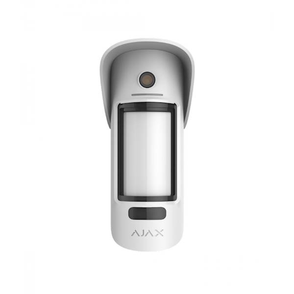 AJAX MotionCam Outdoor (zewnetrzny czujnik ruchu z fotoweryfikacją alarmów, ochroną przed maskowaniem i odpornością na zwierzęta) - biały