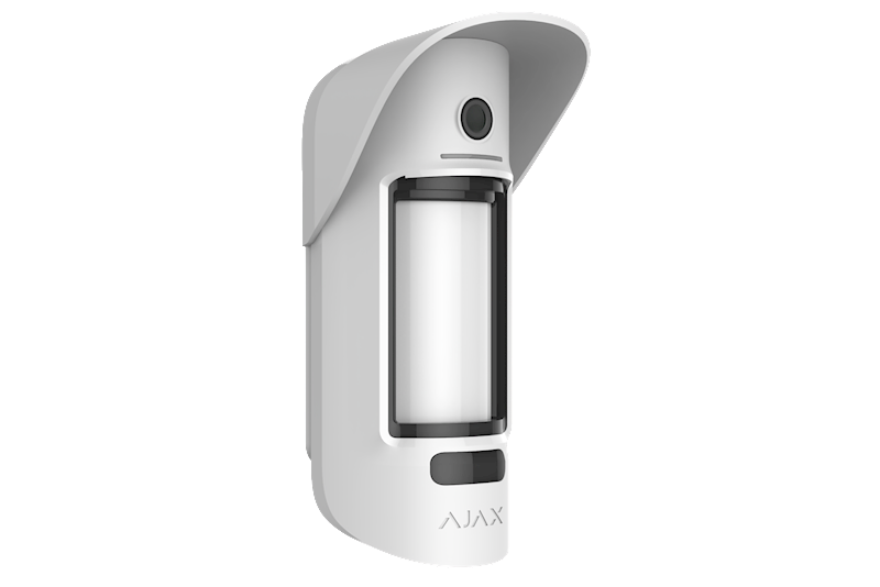 AJAX MotionCam Outdoor (PhOD) (zewnetrzny czujnik ruchu z fotoweryfikacją alarmów i zdjęciami na żądanie) - biały