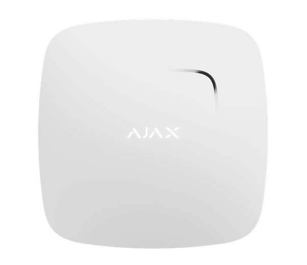 AJAX FireProtect (Bezprzewodowy czujnik dymu i ciepła z wbudowanym sygnalizatorem) - biały