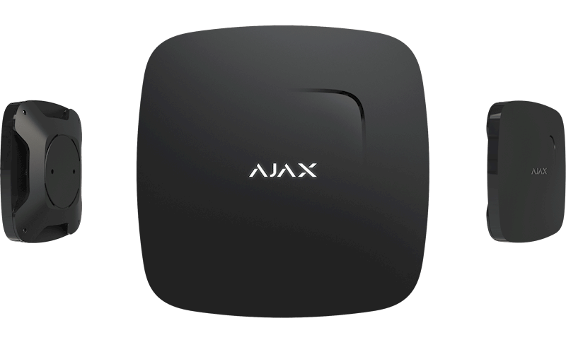 AJAX FireProtect Plus (Bezprzewodowy czujnik dymu z czujnikiem tlenku węgla i wbudowanym sygnalizatorem) - czarny