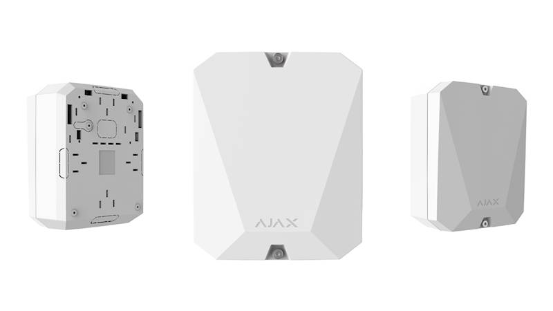 AJAX vhfBridge (with casing) (Moduł do łączenia systemów bezpieczeństwa Ajax z nadajnikami VHF innych firm (w obudowie)) - biały