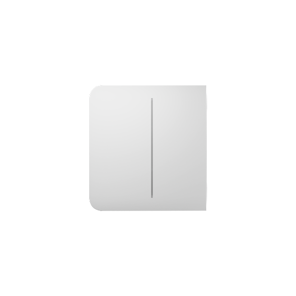 AJAX SideButton (2-gang) (Przycisk LightSwitcha - skrajny, podwójny) - biały