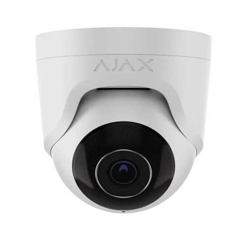 AJAX TurretCam (5 Mp/2.8 mm) (Przewodowa kamera IP do monitoringu bezpieczeństwa) - biały