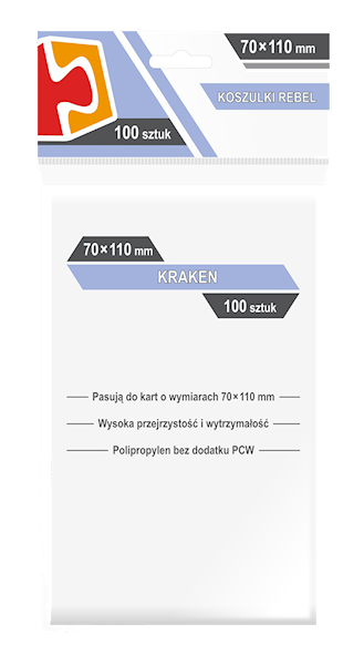 Koszulki na karty (70x110mm) Kraken 100 szt.