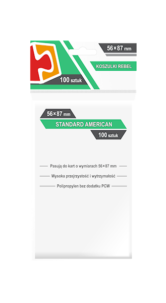 Koszulki na karty (57,5x89mm) Standard American 100 szt.