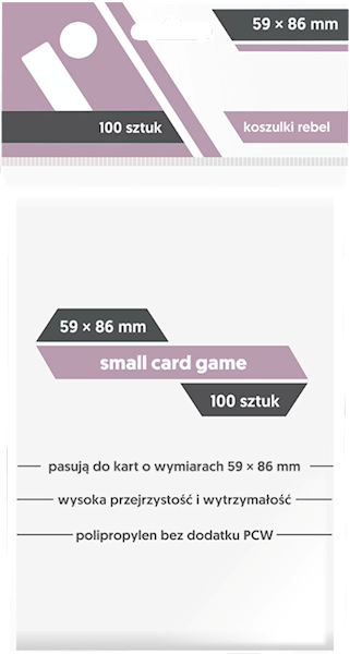 Koszulki na karty (59x86mm) Small Card Game 100 szt.