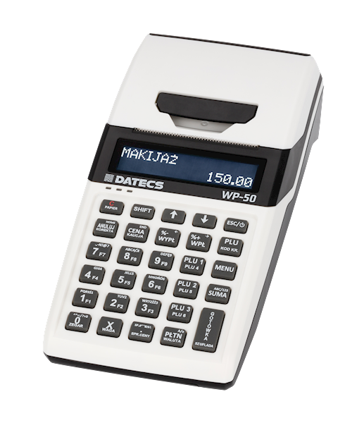 Kasa Datecs WP-50 GPRS biało-czarna/gprs 3 lata