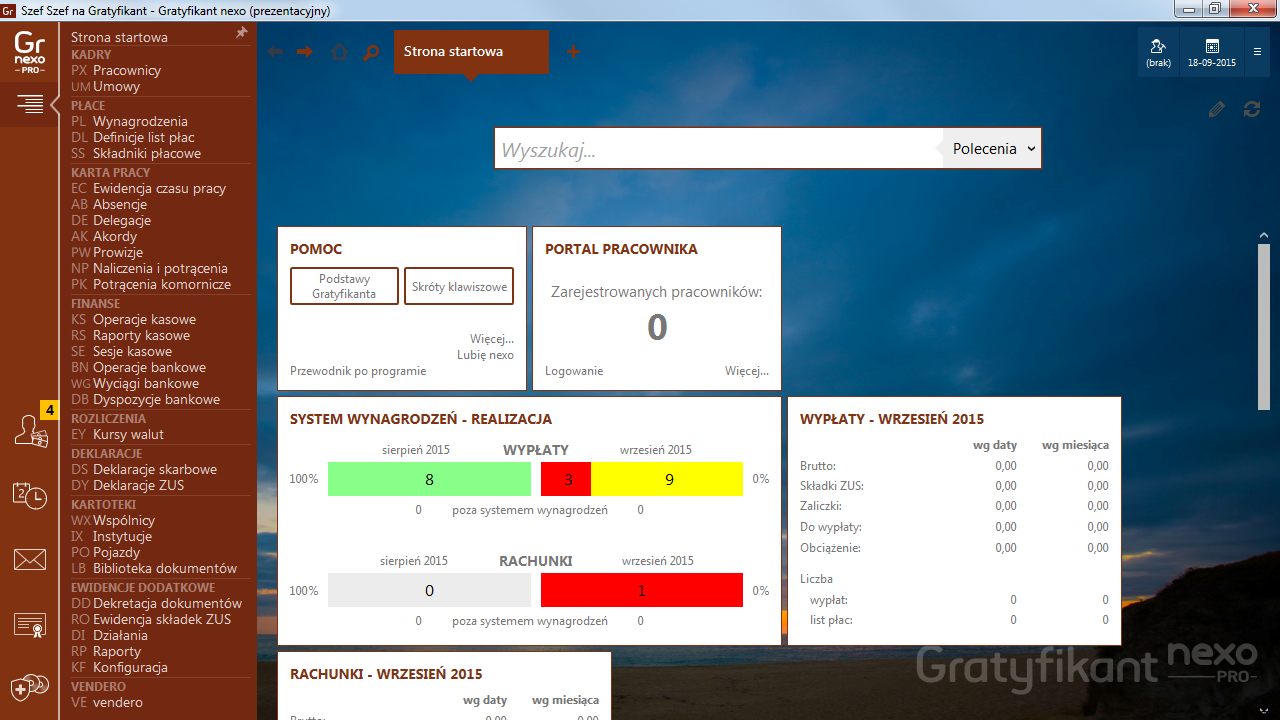 Gratyfikant nexo PRO - licencja na 5 podmiotów i nieograniczoną liczbę pracowników