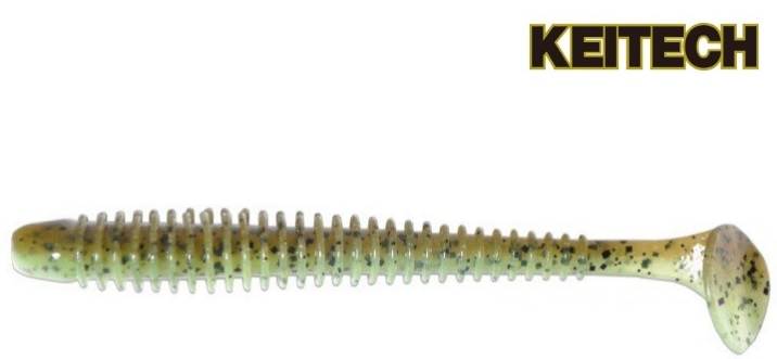KEITECH SWING IMPACT 2'' #401 Green Pumpkin/Chartr