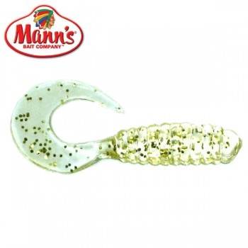 MANNS TWISTER 4,0 CM GFCL PRZEZR./ZŁOTY BROKAT