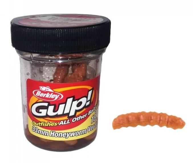 BERKLEY GULP! HONEY WORM 3.3CM NATURAL