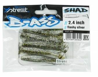 Przynęta 4Str.B-Ass Shad 6.1cm/10szt flashy silver