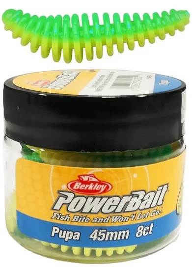 BERKLEY Powerbait Pupa 35mm spr.gr.s.yel.