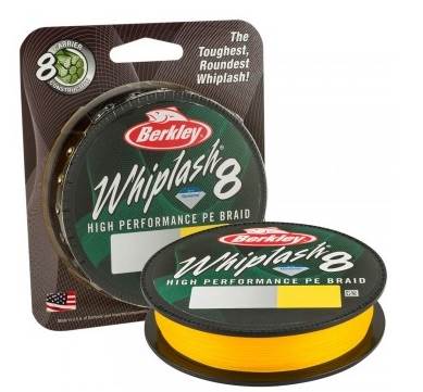 BERKLEY WHIPLASH 8 YELLOW 0.10MM 150M