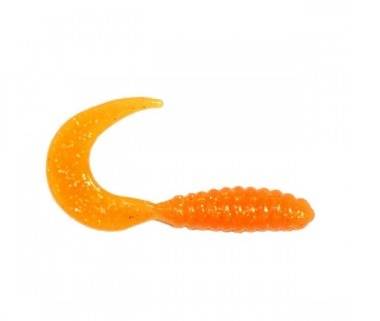 MANNS TWISTER 5,5 CM MFOR POMARAŃCZ Z BROKATEM