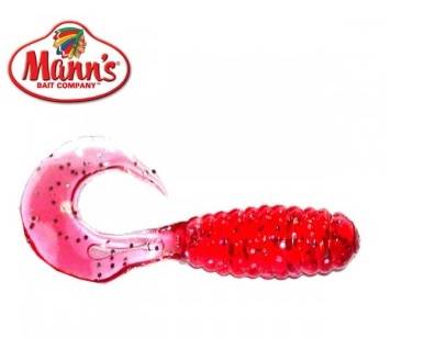MANNS TWISTER 5,5 CM MFST CZERWONY Z BROKATEM