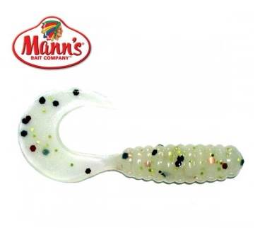 MANNS TWISTER 5,5 CM SA PERŁOWY/KOL. BROKAT